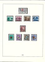 divers timbres des série 1952/53