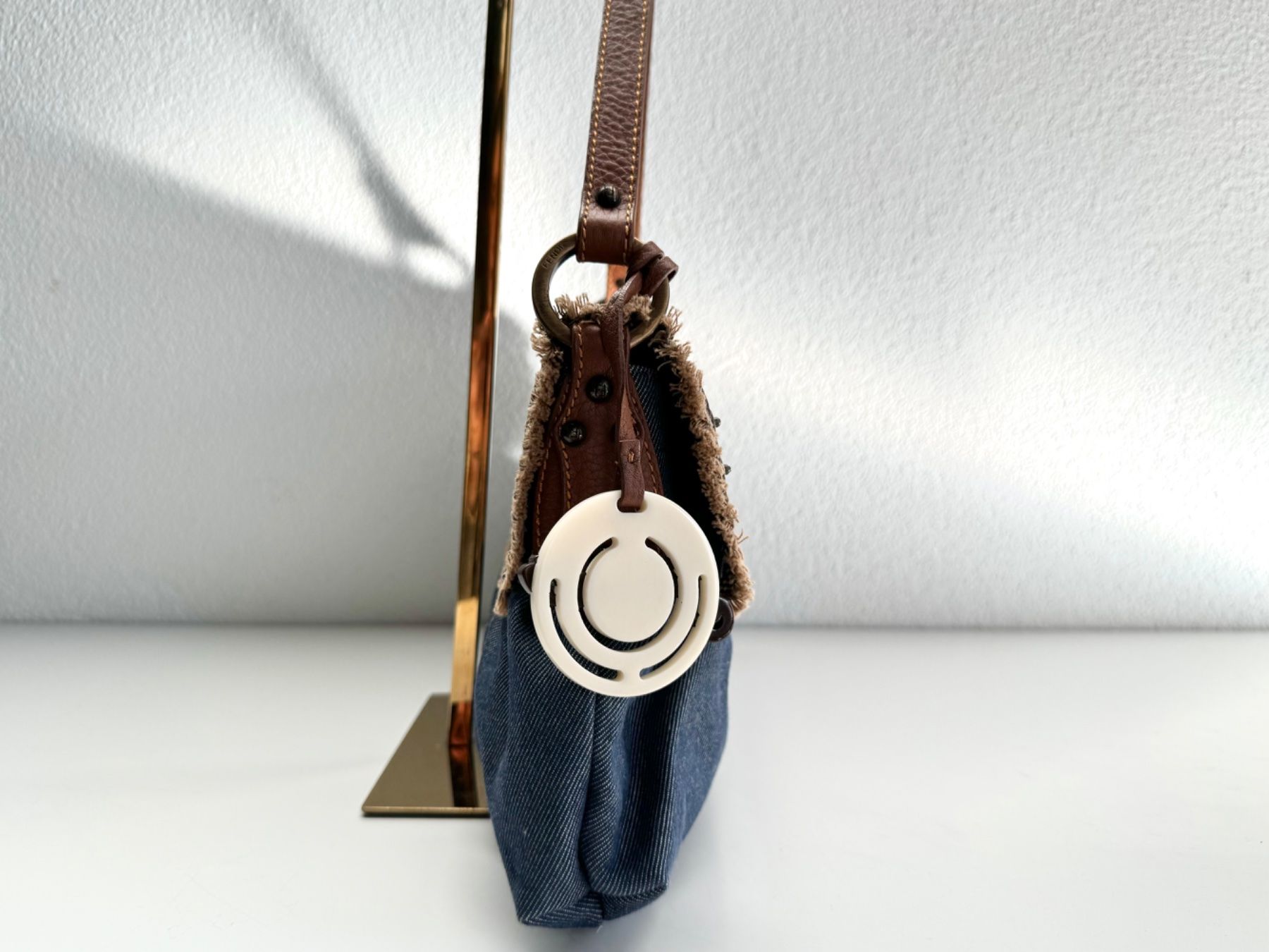 Fendi Borse da donna: FENDI Denim Small Chef Shoulder Bag Sac Tasche – Usato da Kriens venduto da hannaandkiko 2