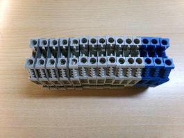 15 St. Klemmen 6mm2 WK6/U 12xhellgrau,3xblau