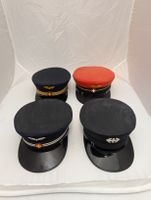 4 verschiedene Dienstmützen Bahn Uniform SBB 