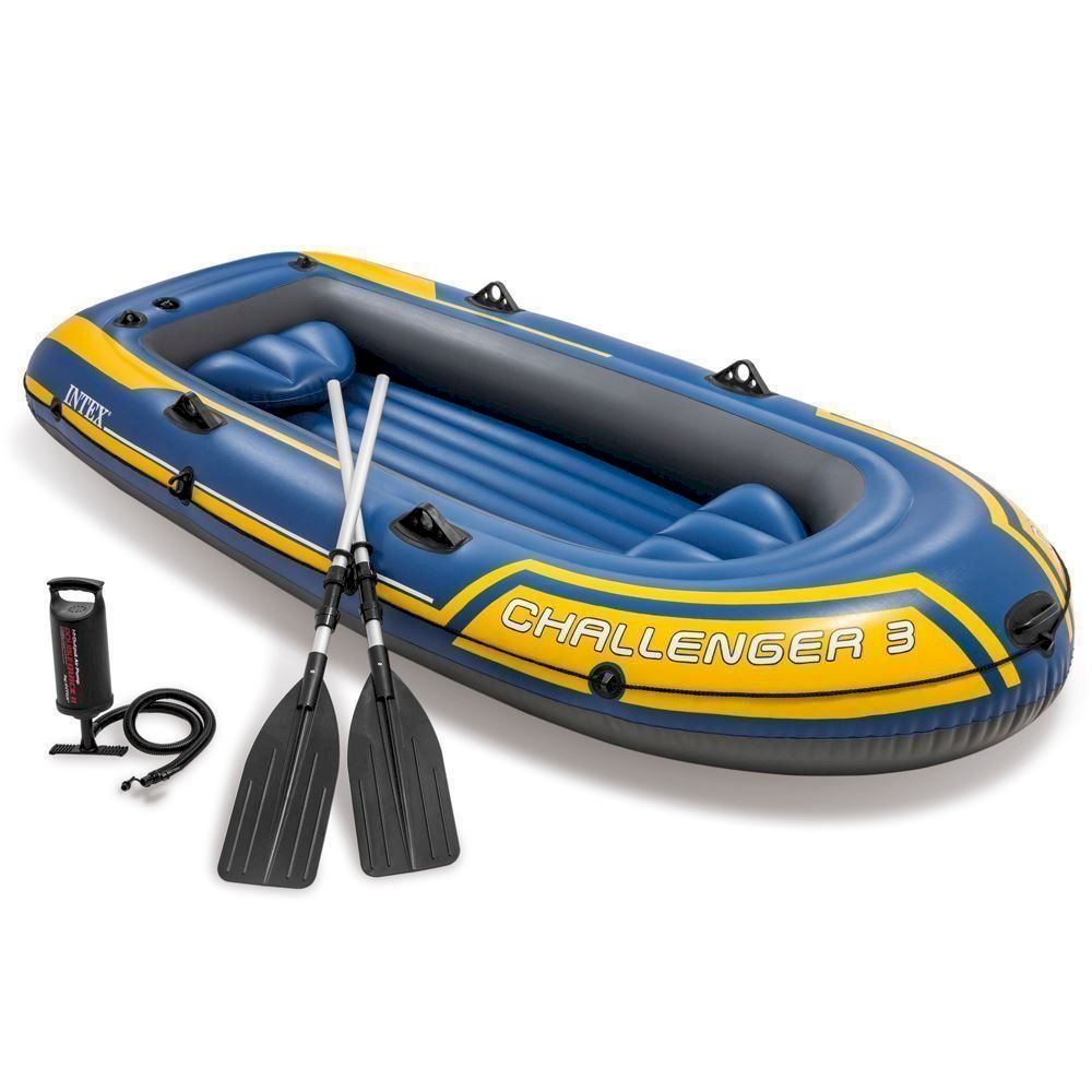 Bateaux pneumatiques & canoës: INTEX 68370NP Challenger 3 Set – Neuf avec emballage d'origine à Bottighofen par zaap