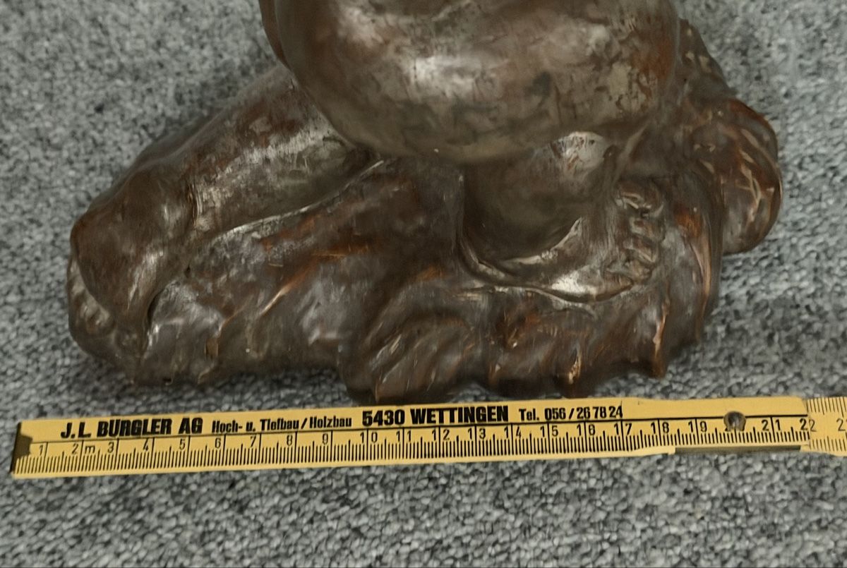 Statuette: 2 antike Engel-Kerzenständer – Usato da Wettingen venduto da Mat5430 8