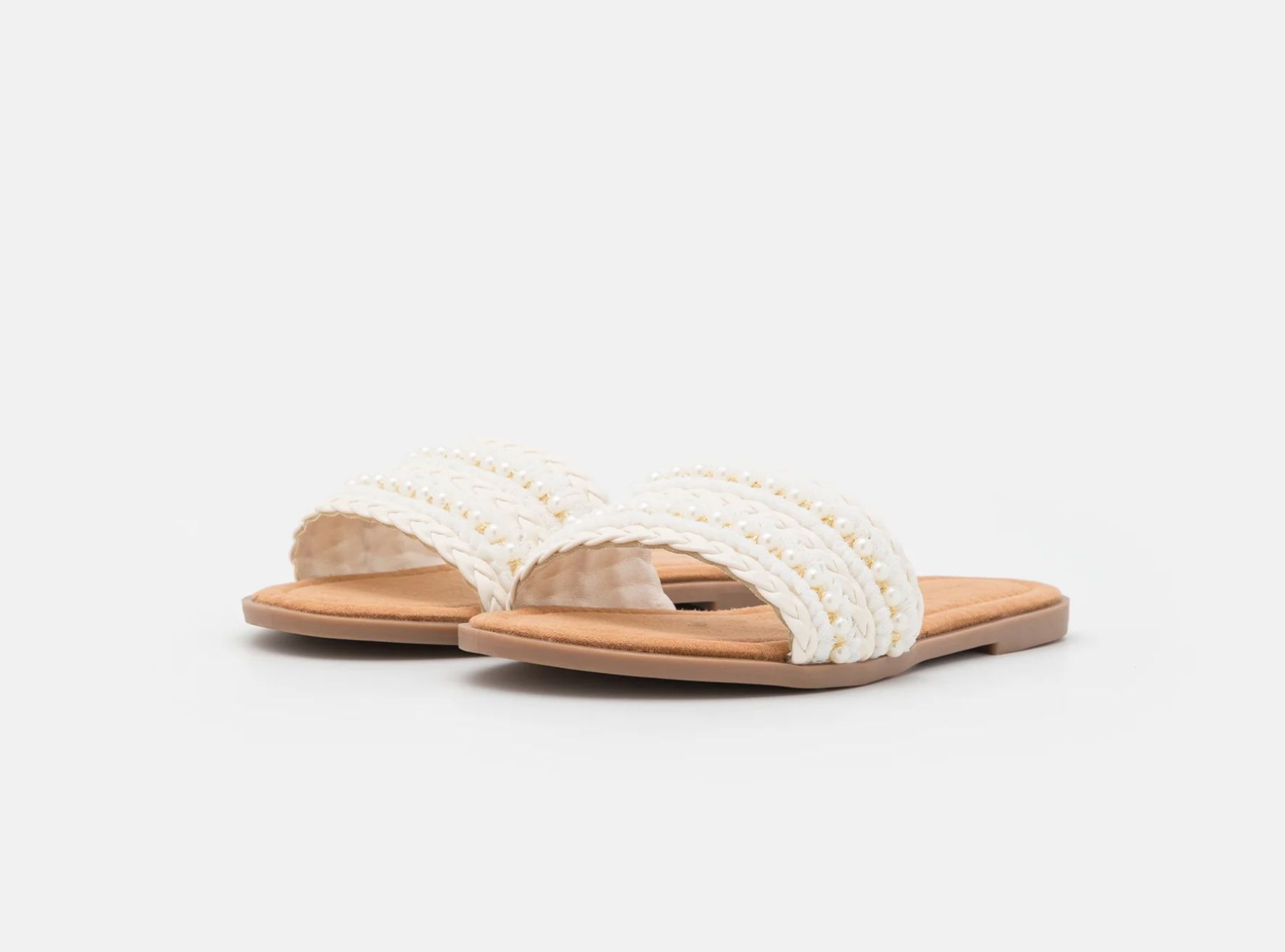 Anna Field Scarpe da donna: Anna Field Ciabattine - white romantic NEW / 42 – Nuovo (secondo la descrizione) da Winterthur venduto da Emma0312 2