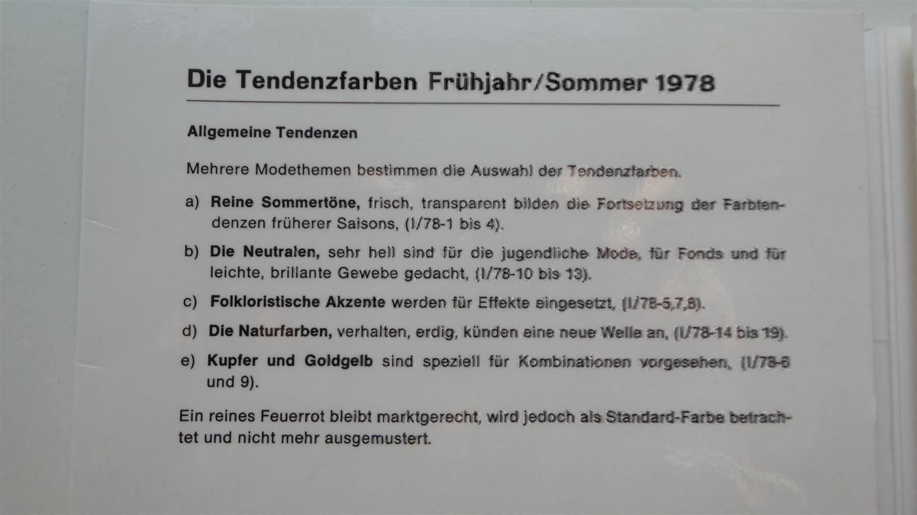 Documenti: Farbkarte Vintage Moderat – Usato da Frauenfeld venduto da dhour 4