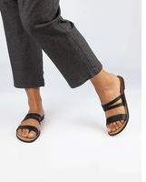 NAE Vegan Shoes Vegane Damensandalen Asty / schwarz Gr. 41