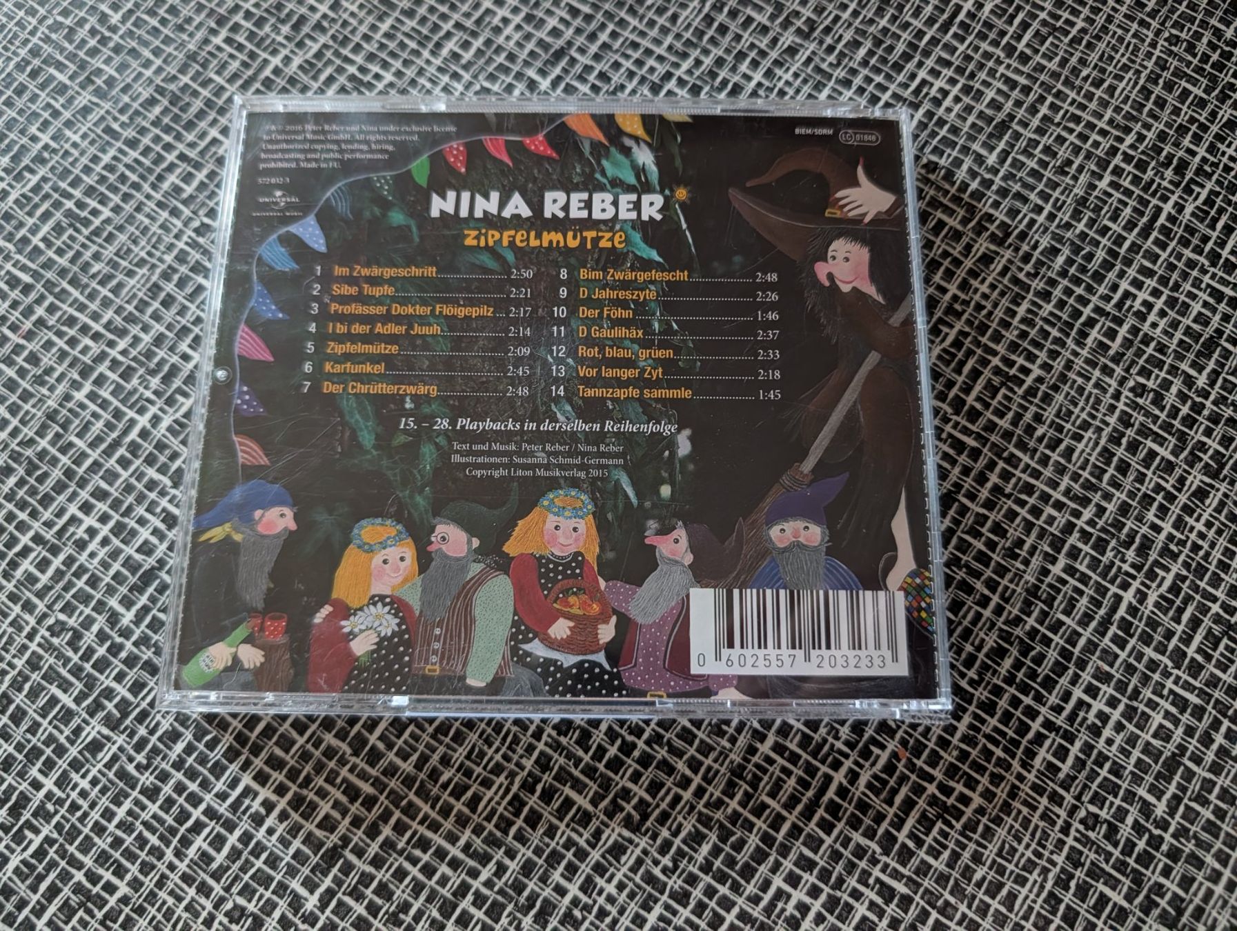 CD: Nina Reber Zipfelmütze Chinderlieder CD – Usato da Nänikon venduto da Haexli_70 2