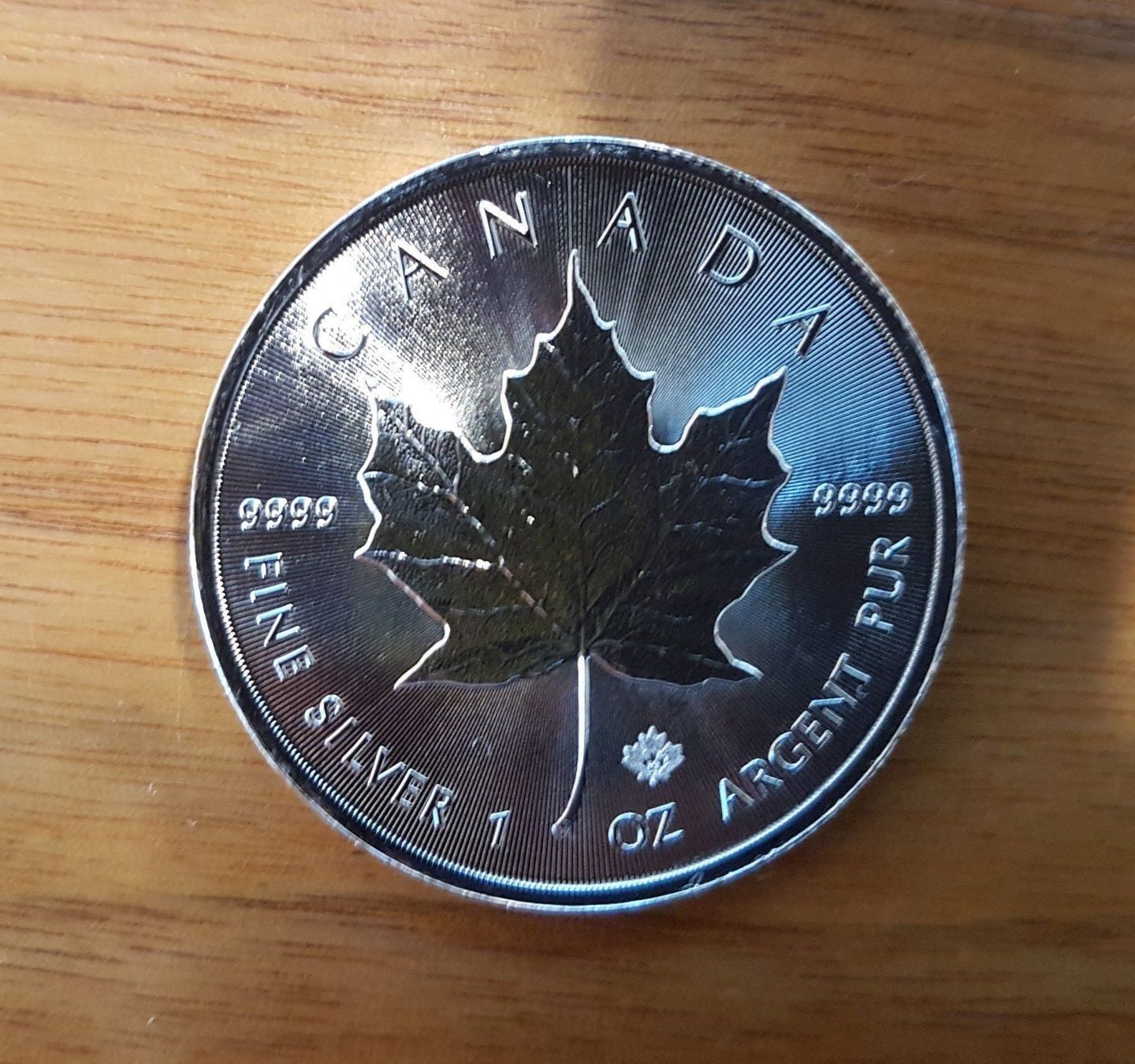 Tutti le monete: Silbermünze Maple Leaf 2019/ 1 Unze / Silber / Anlage – Nuovo e nell'imballaggio originale da Zürich venduto da Allerlei_Shop 2