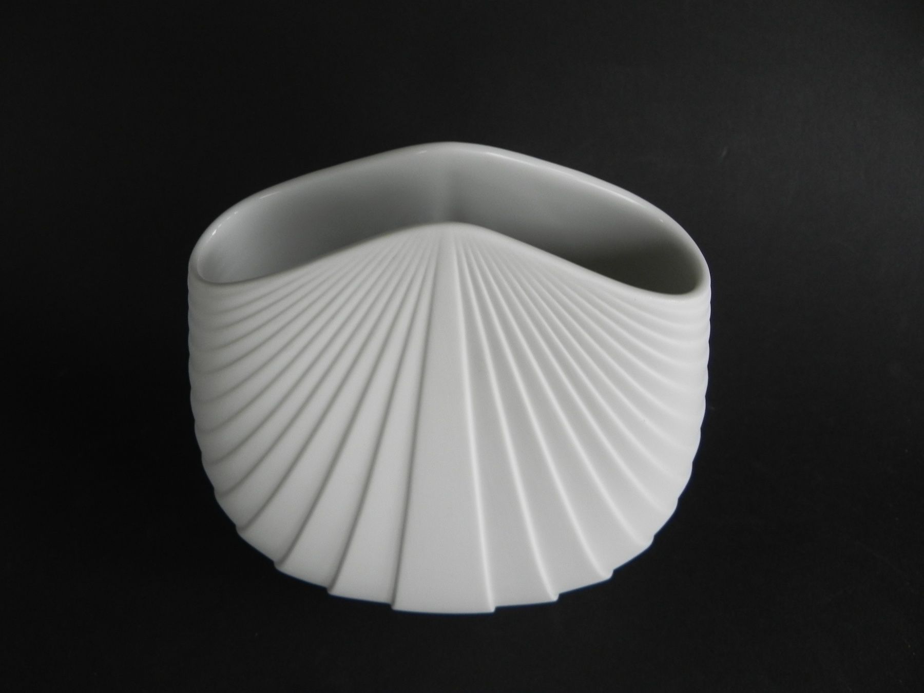 Rosenthal Vasen & Gefässe: Schöne Fächer-Vase von Max Füssl * - Rosenthal - Jubiläum – Neu (gemäss Beschreibung) aus Zürich von LodgE-21 1