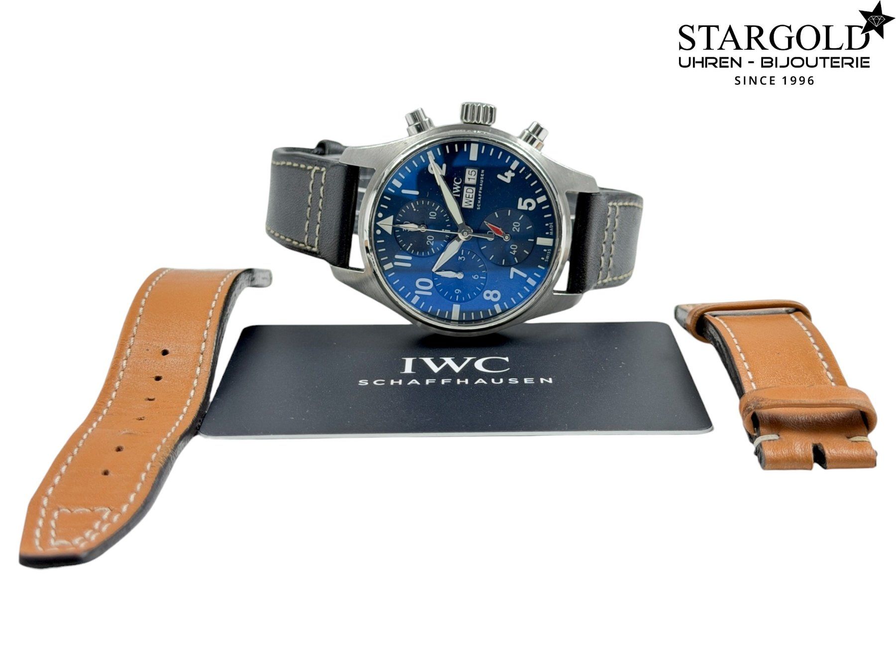 IWC Uhren: IWC Fliegeruhr Chronograph - IW388101 – Gebraucht aus Zürich von Stargold-Uhren 9
