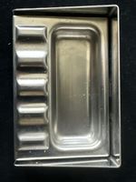 Egro Aschenbecher Edelstahl Retro Vintage Bar Cafe Restauran