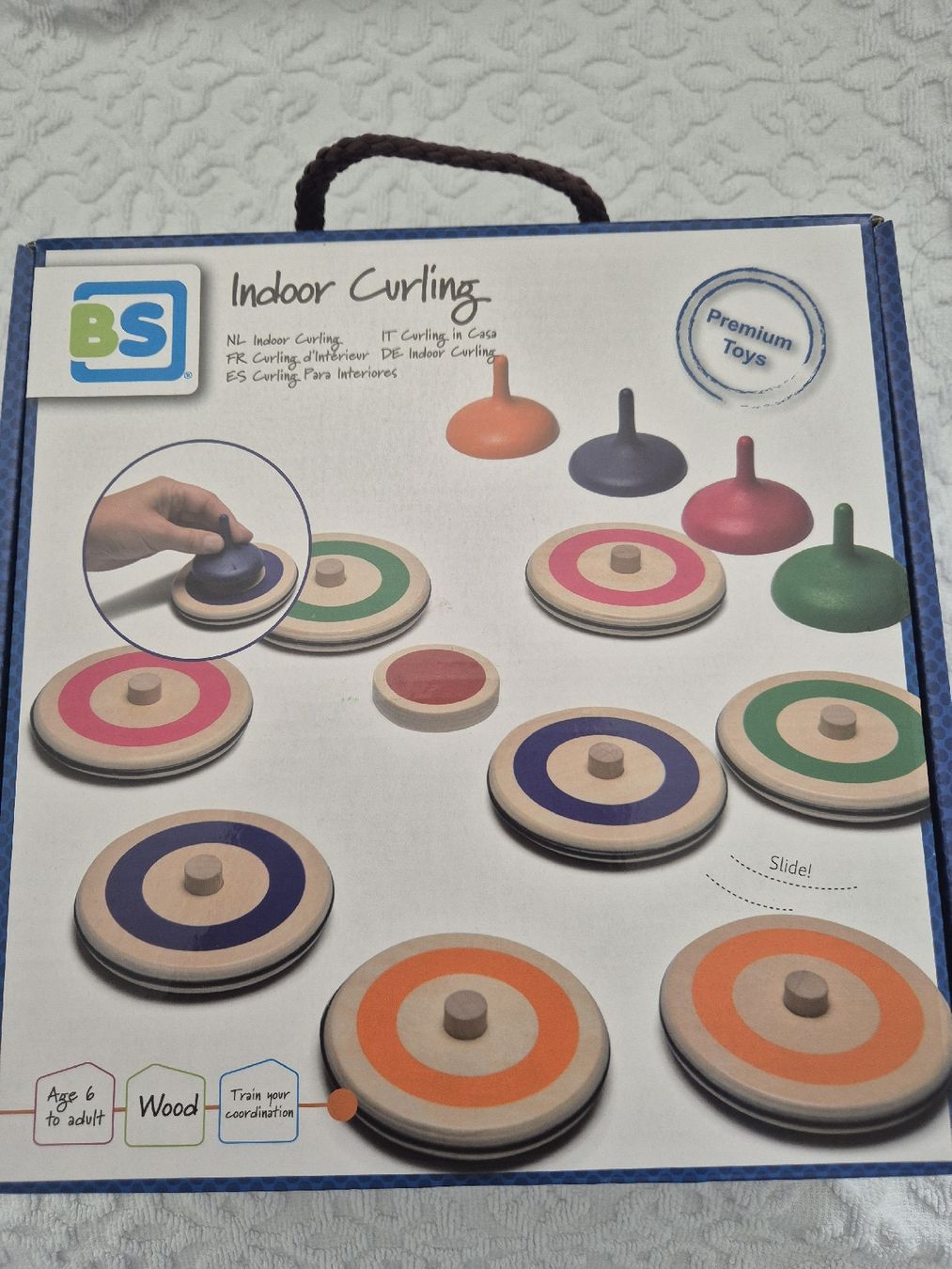 Giochi: Indoor Curling – Nuovo e nell'imballaggio originale da Wettingen venduto da mus_gsb5