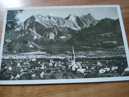 Karte Bad Ragaz mit Falknis, 1936, o Ragaz