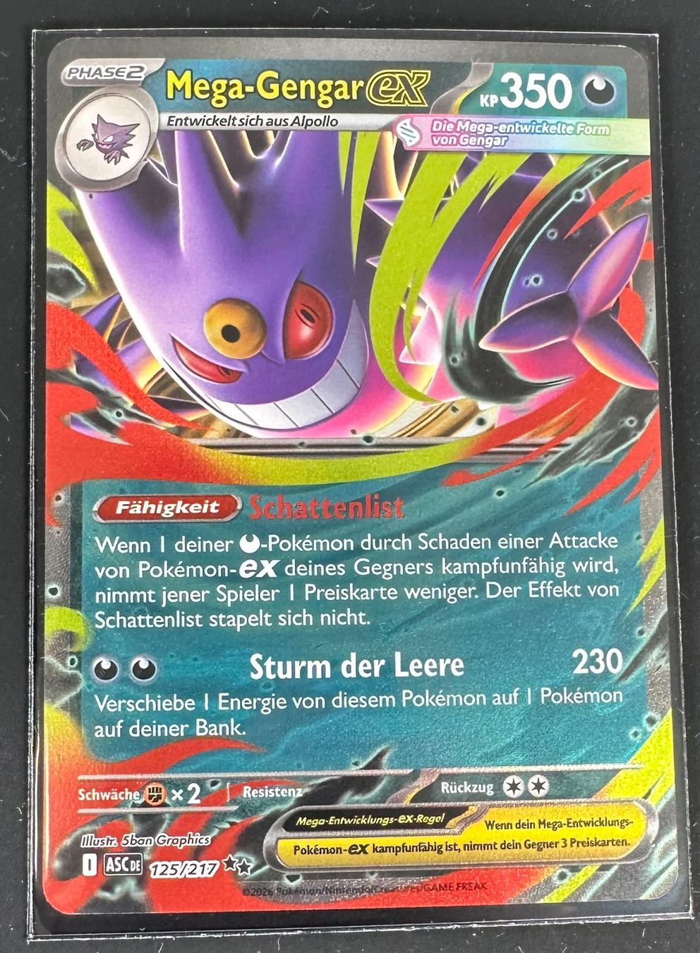 Pokémon Carte collezionabili: Mega-Gengar ex 125/217 Deutsch Pokémon – Nuovo (secondo la descrizione) da Dübendorf venduto da TrimTrend