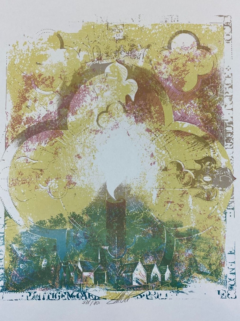Grafica & Litografie: Kartause Ittigen Lithografie Bruno Lang – Usato da Vaduz venduto da Unikate-Markt 1