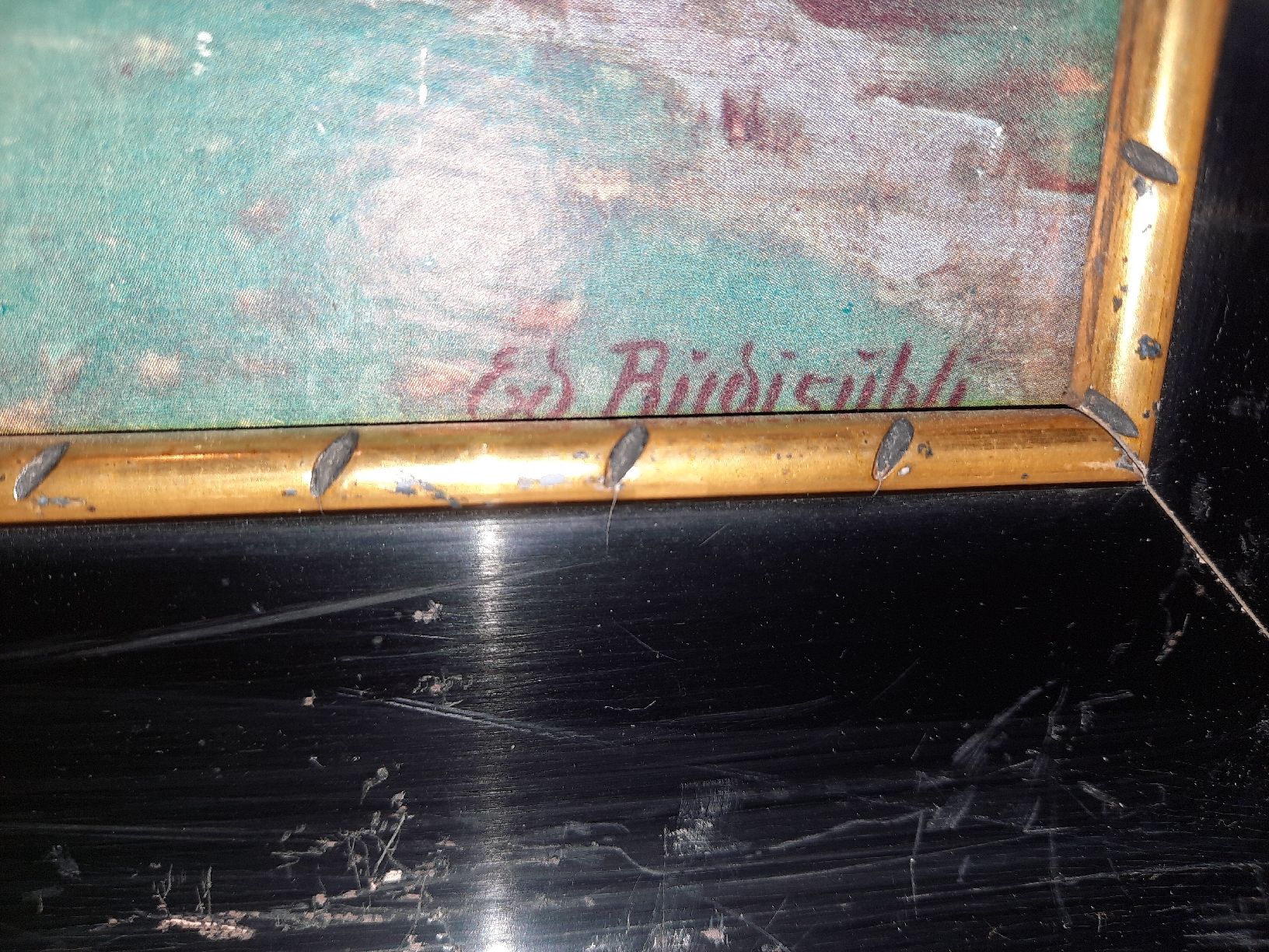 Gemälde: dipinto Rūdisühli Eduard Paul – Gebraucht aus Biasca von Old_6blh 2