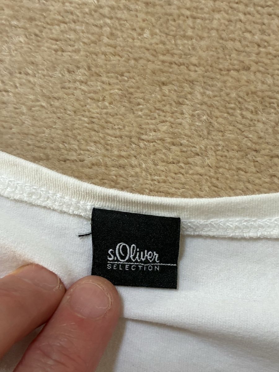 S.Oliver T-shirt: Damen T-Shirt s.Oliver weiss  – Nuovo (secondo la descrizione) da Schaan venduto da RicX-10 2