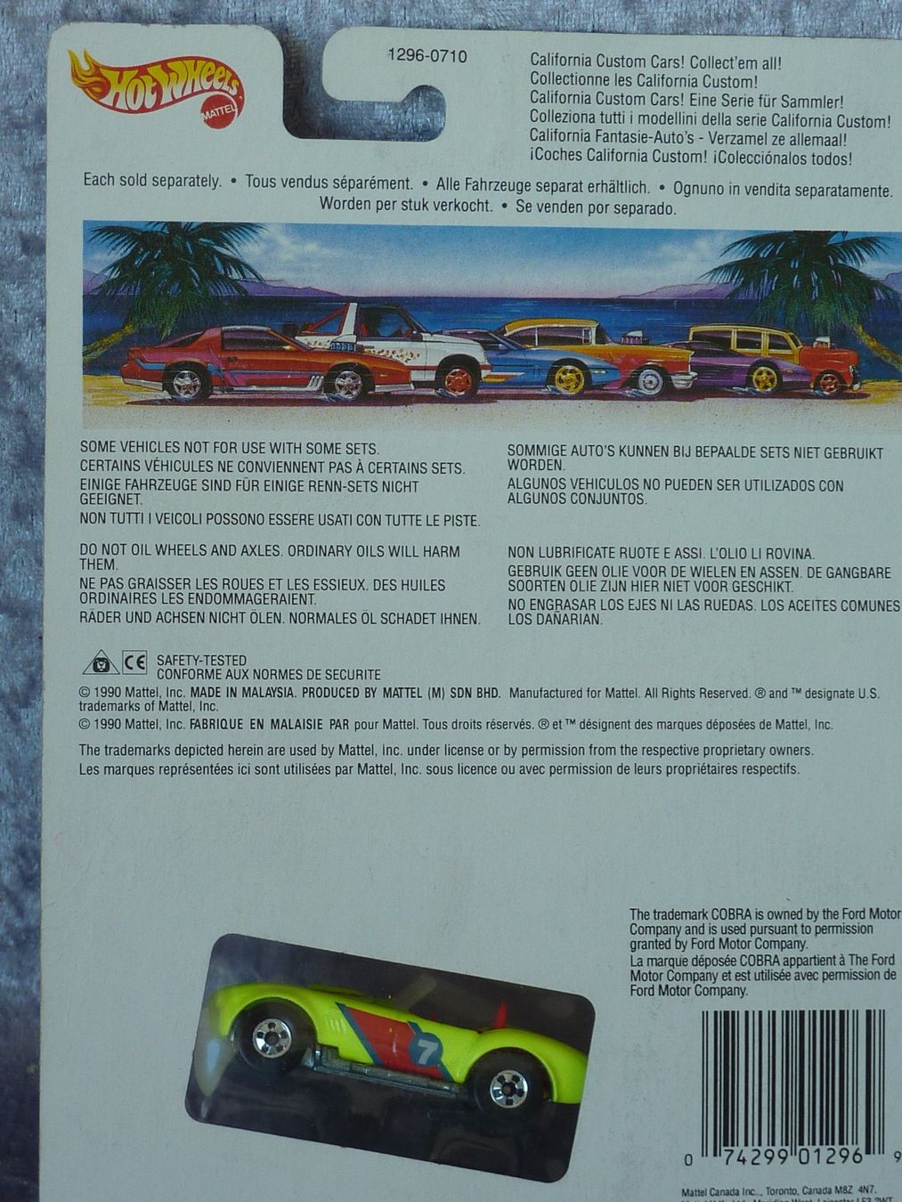 Hot Wheels Modellini d'auto: AC Cobra California Custom 1:64 – Nuovo e nell'imballaggio originale da Dürrenäsch venduto da Cobra1ch 4