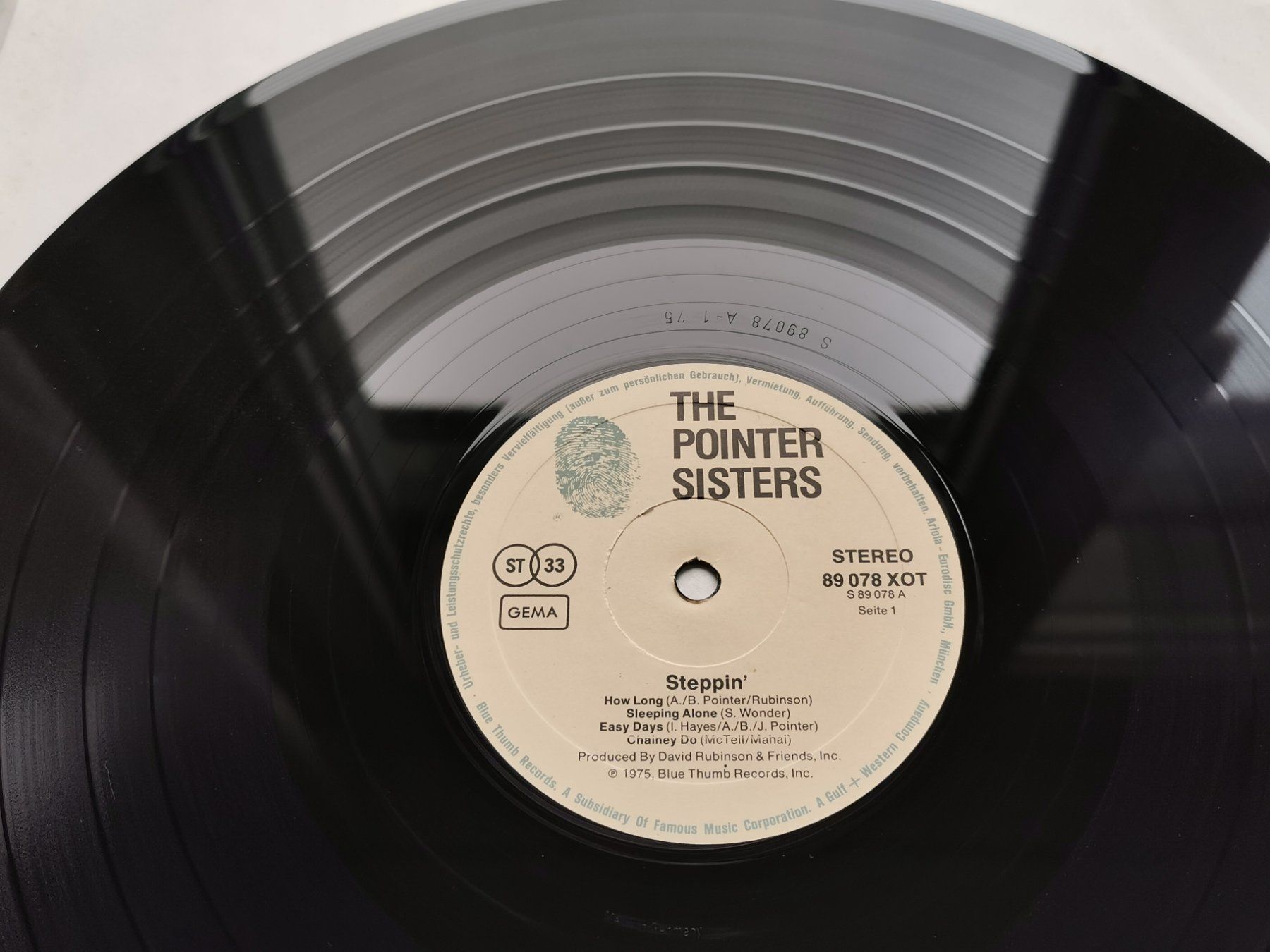 Dischi in vinile: The Pointer Sisters – Steppin  D 75 – Usato da Ebikon venduto da kisuM 7