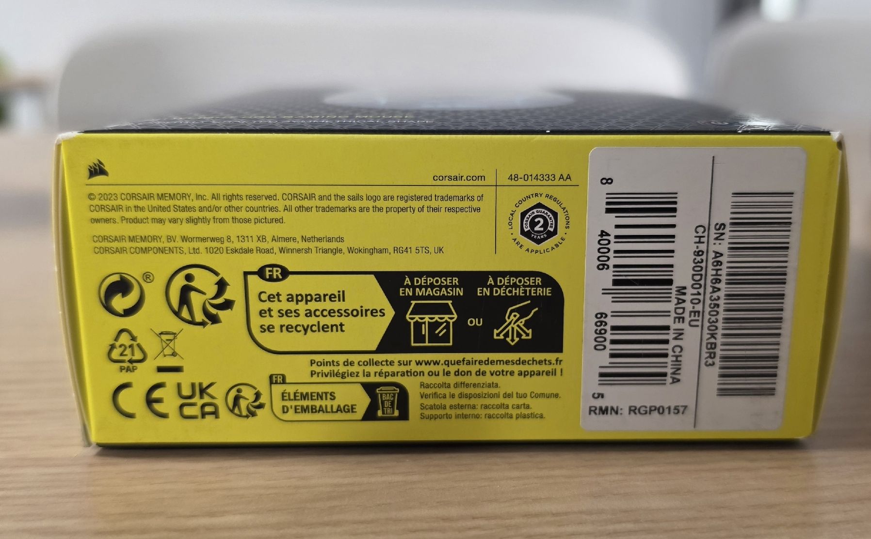 Corsair Mouse: Souris Corsair M75 Filaire – Nuovo (secondo la descrizione) da Les Avanchets venduto da daf_hnx6 2