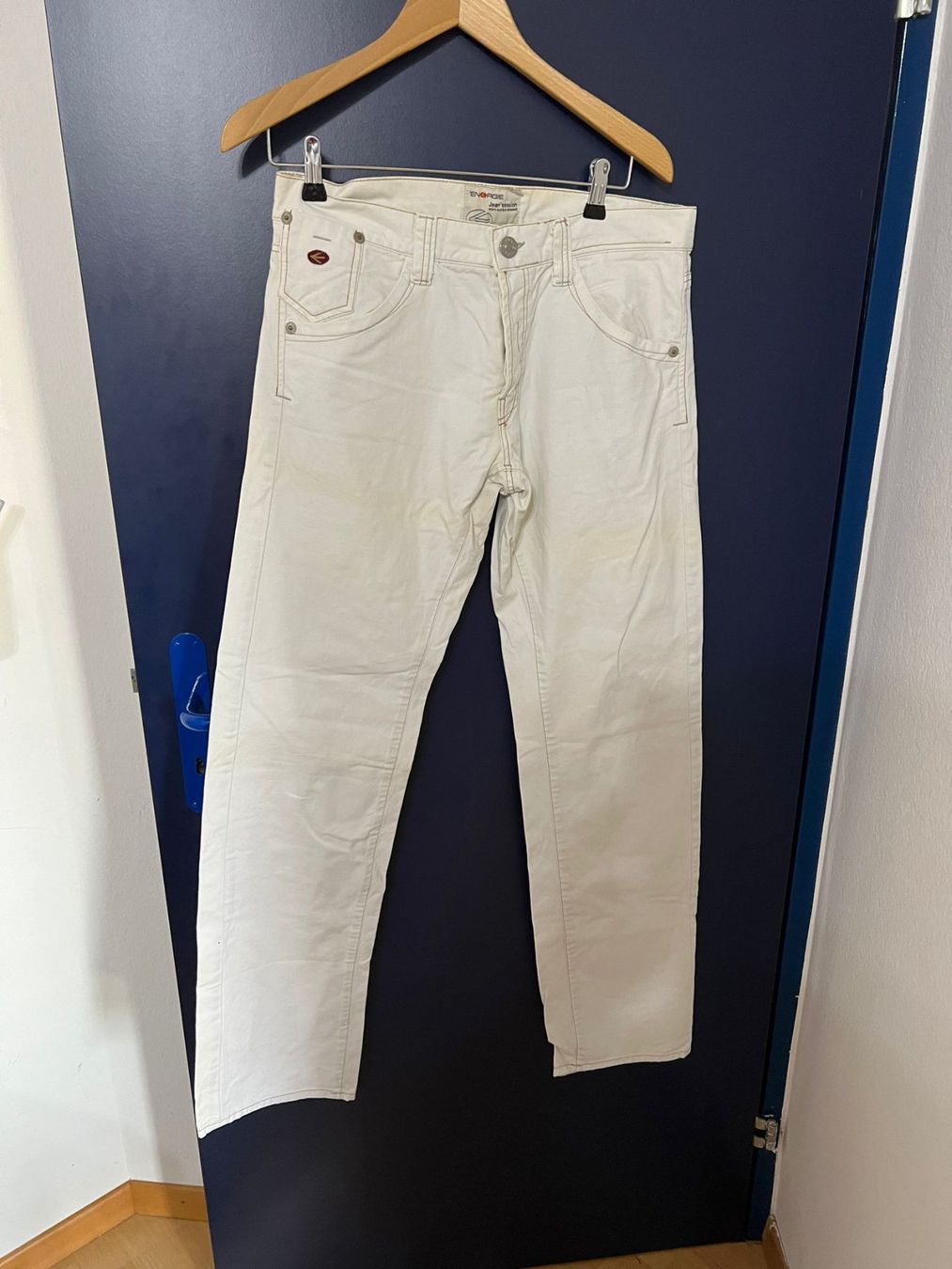Jeans: Energie Herren Hosen weiss – Neu (gemäss Beschreibung) aus Lupfig von Pluribus