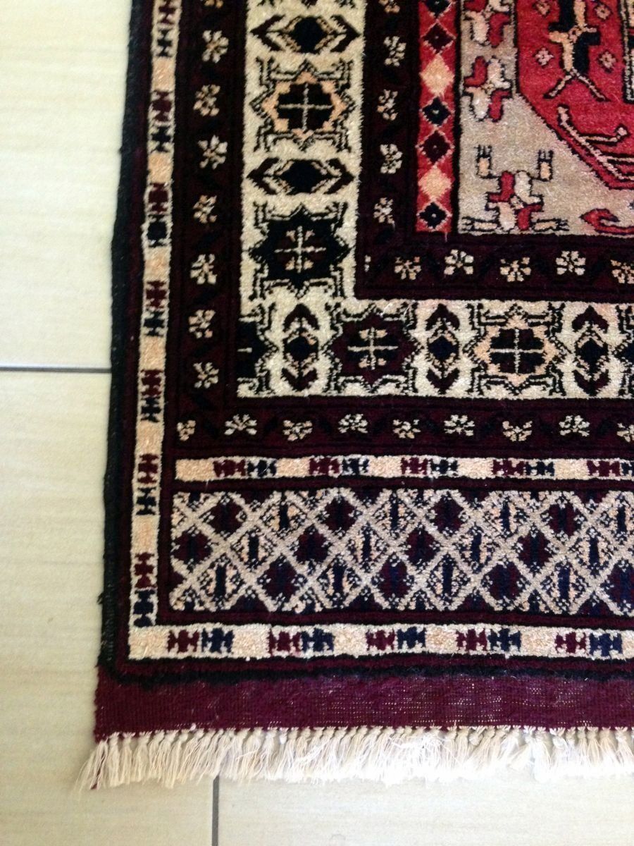 Teppiche: Belutsch Seiden Orientteppich  77 x 125 cm – Gebraucht aus Eschenbach von Alicekunst 7