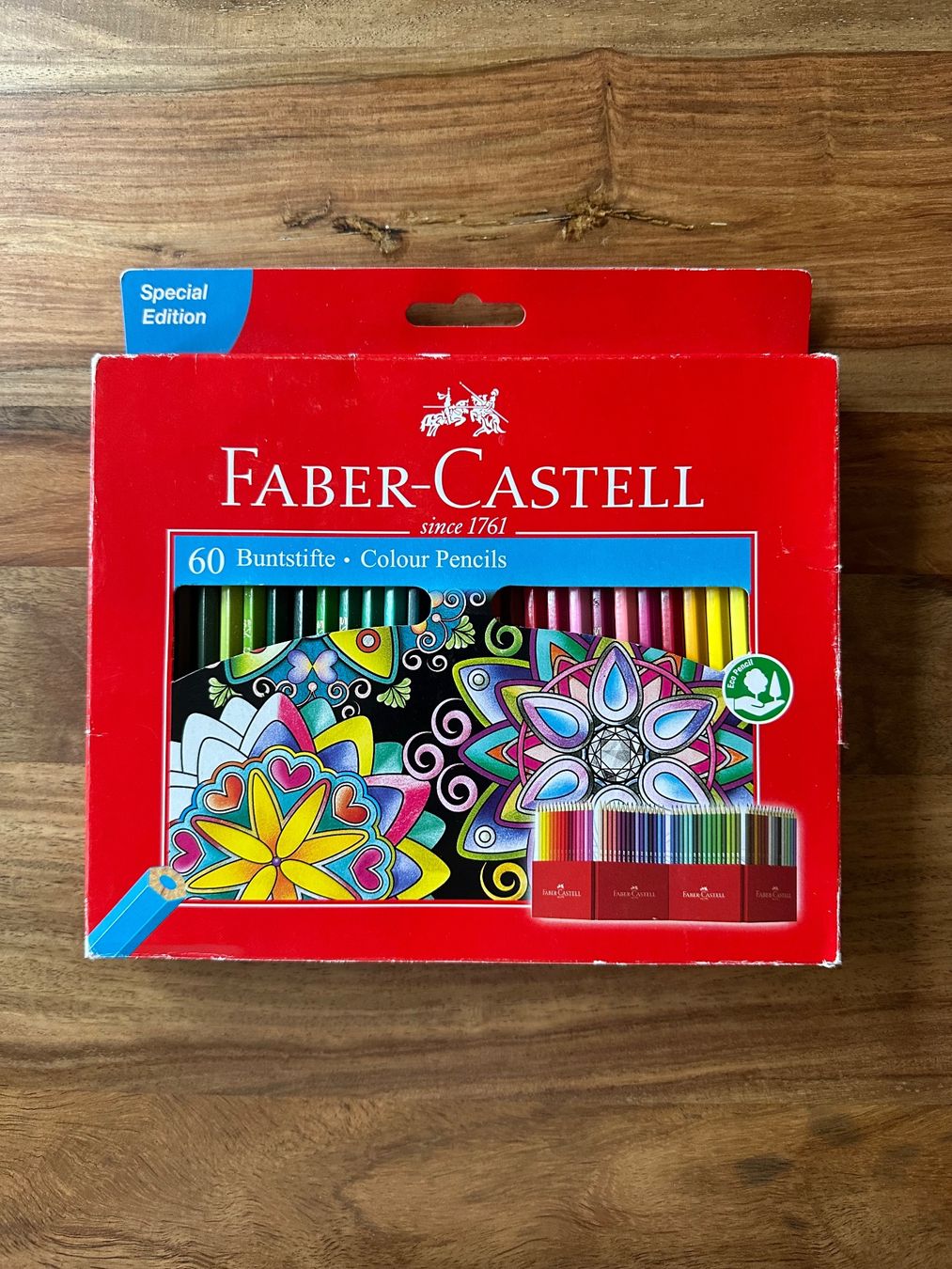 Faber-Castell Matite, matite colorate & gessi: Faber-Castell, 60 crayons de couleur, Edition Spéciale – Nuovo (secondo la descrizione) da Basel venduto da kik_ki_05