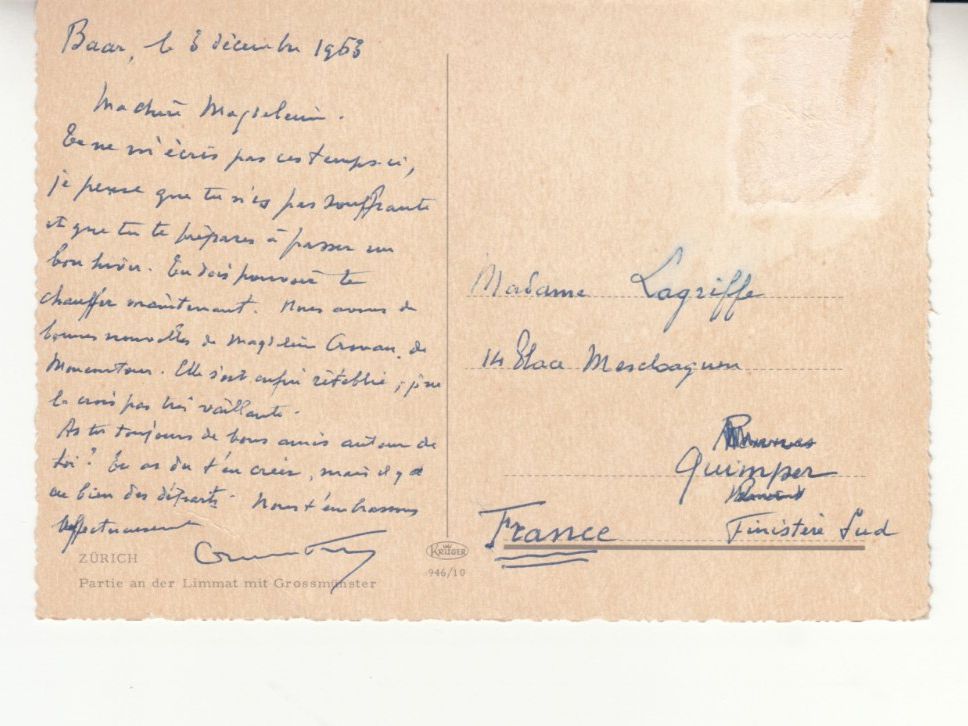 Cartoline postali: Zürich 1953 – Usato da Bürglen TG venduto da StampGraf 1