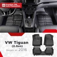 5D Premium Auto Fussmatten für Volkswagen Tiguan ab 2016