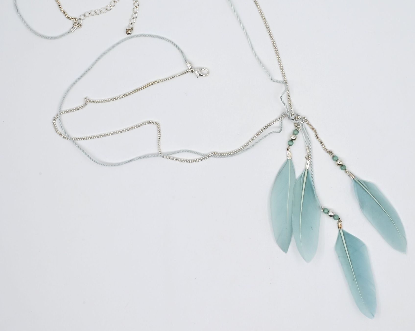 Catenine: Federkette, mit blauen Federn – Usato da Dürnten venduto da pema28 2