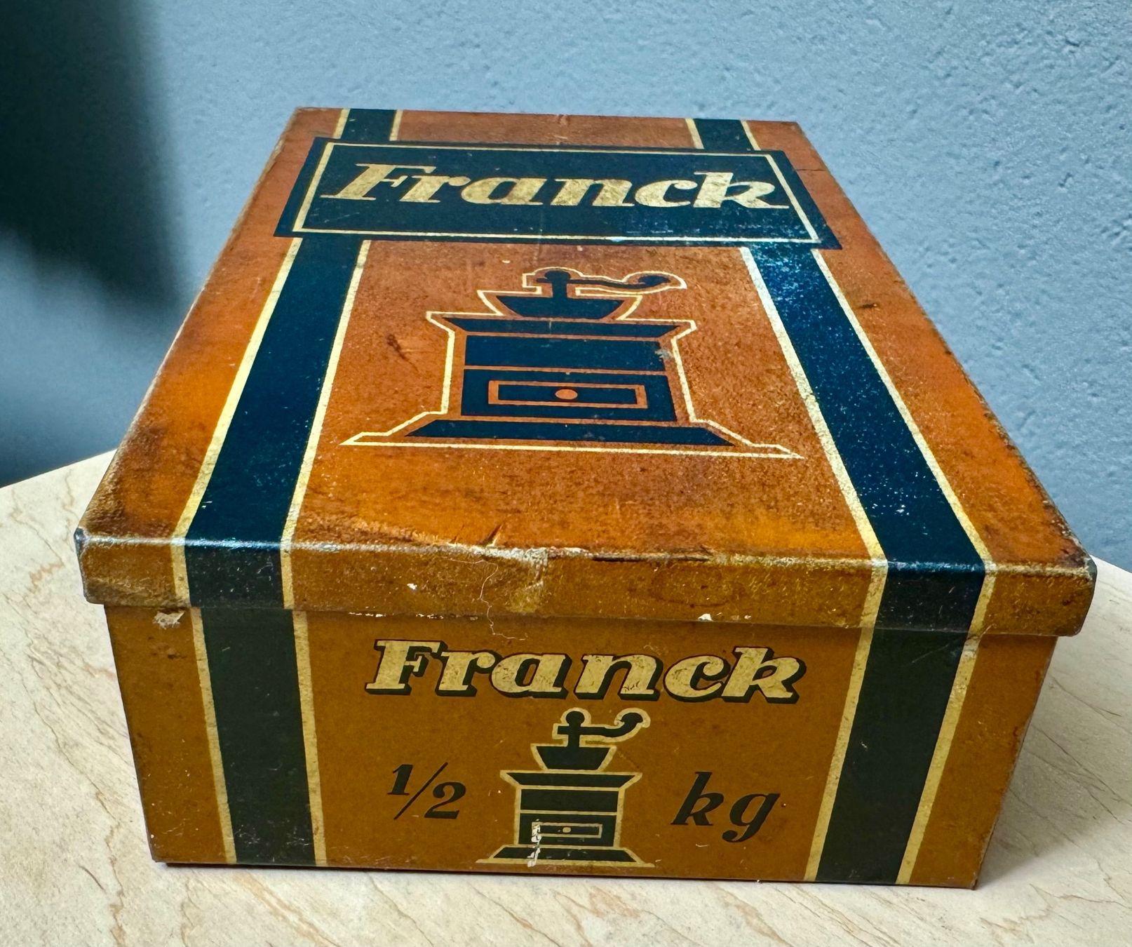 Barattoli: Alte Blechdose FRANCK Kaffeezusatz Cichorie – Usato da Rothrist venduto da Luckywinner 1