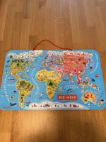 Janod Weltkarte Holzpuzzle