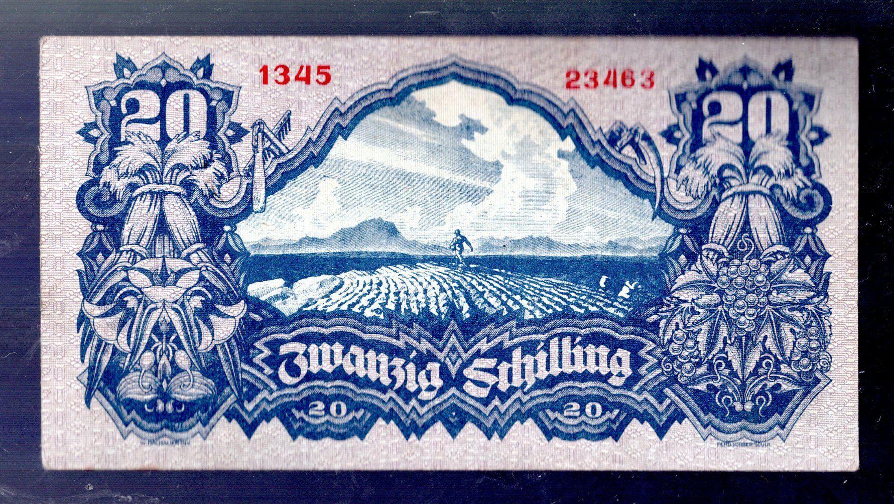 Banknoten: Austria 20 shilling UNZ 1945 – Neu (gemäss Beschreibung) aus Leibstadt von baroc333 1