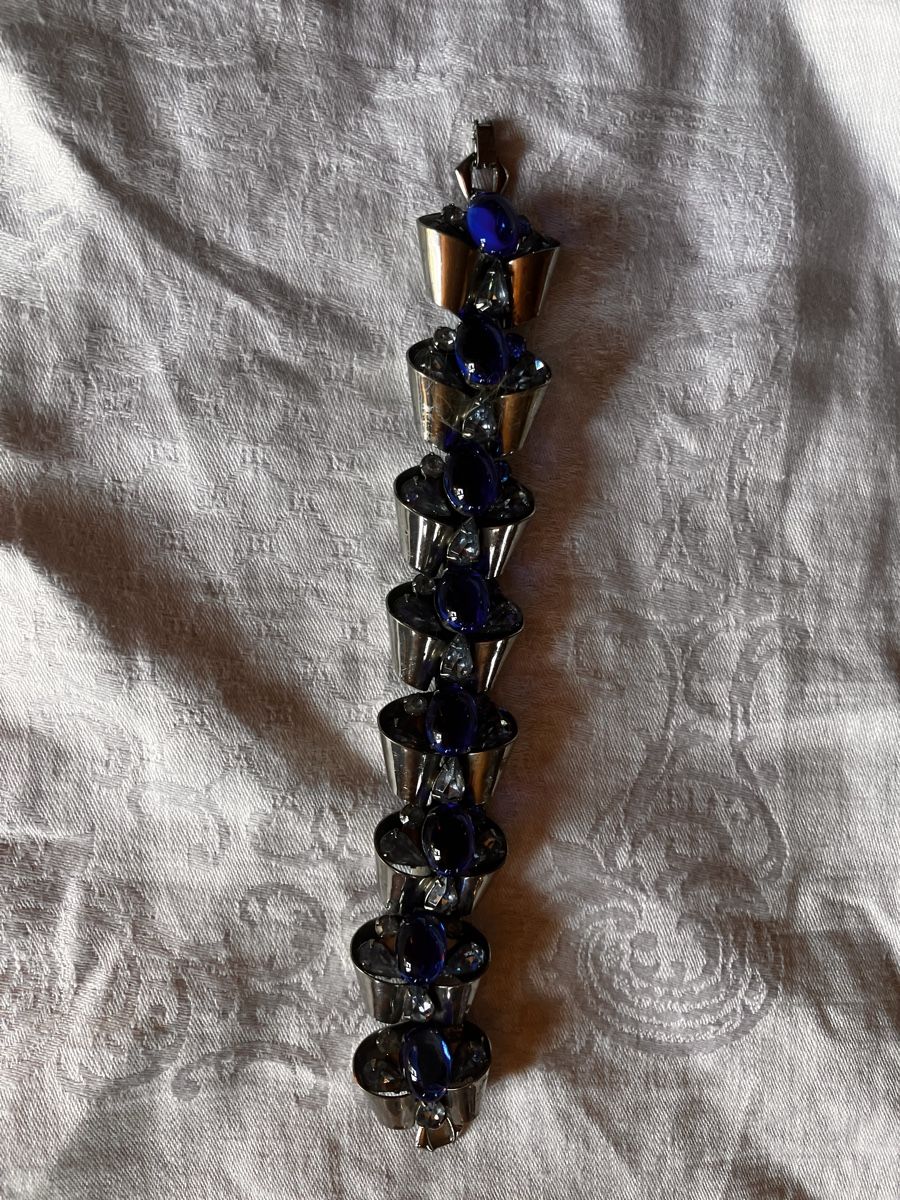 Bracciali & Braccialetti: Vintage Armband mit synthetischen Steinen – Usato da Bassersdorf venduto da groovygremlin 2