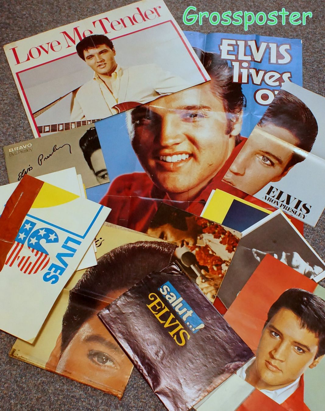Riviste & Magazine: Elvis-Sammlung Poster Hefte Berichte Briefmarken – Usato da Zürich venduto da Mukumukus 7