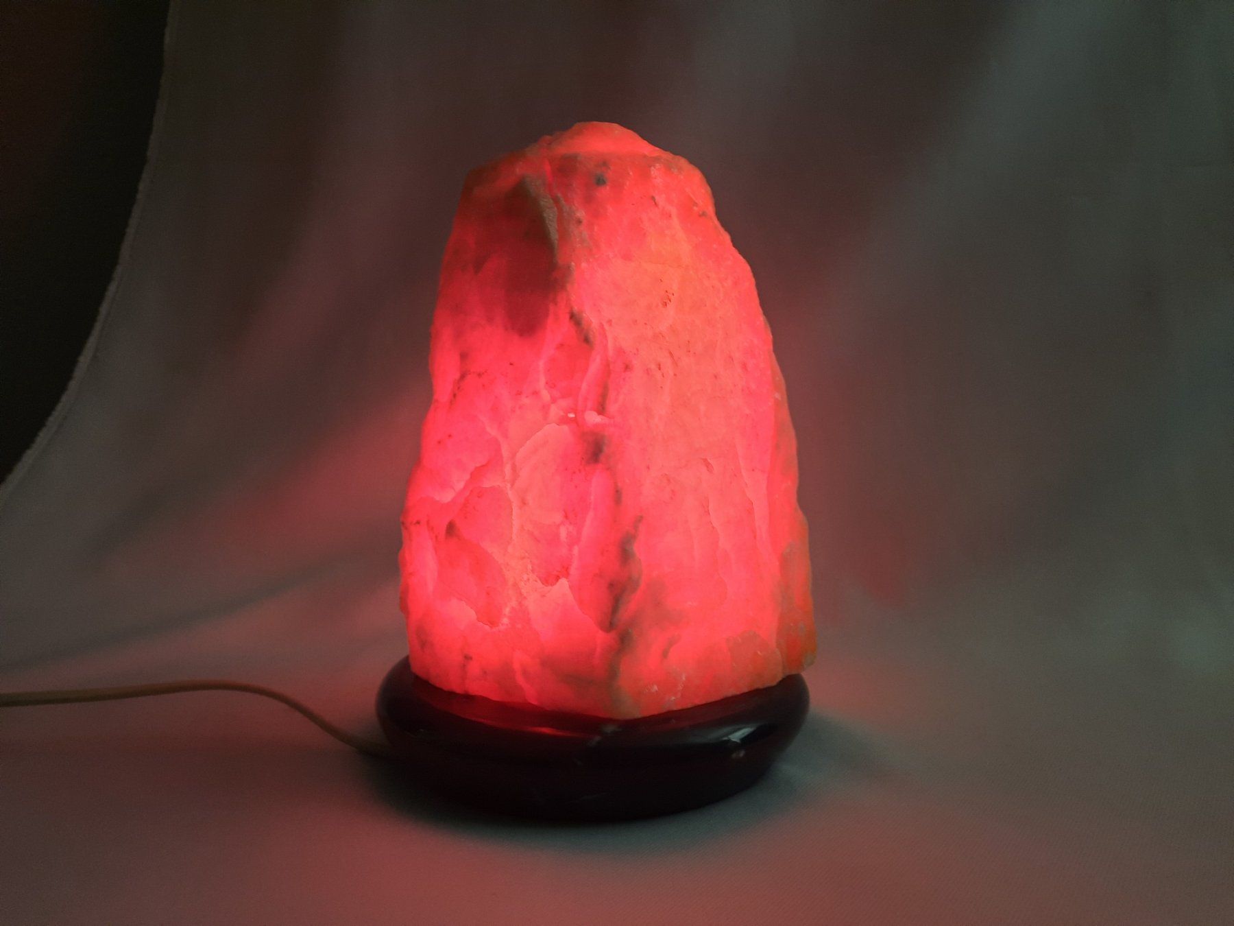 Lampade: Orangecalcit/Selenit Steinlampe – Usato da Beinwil am See venduto da Restwert_Beinwil 1