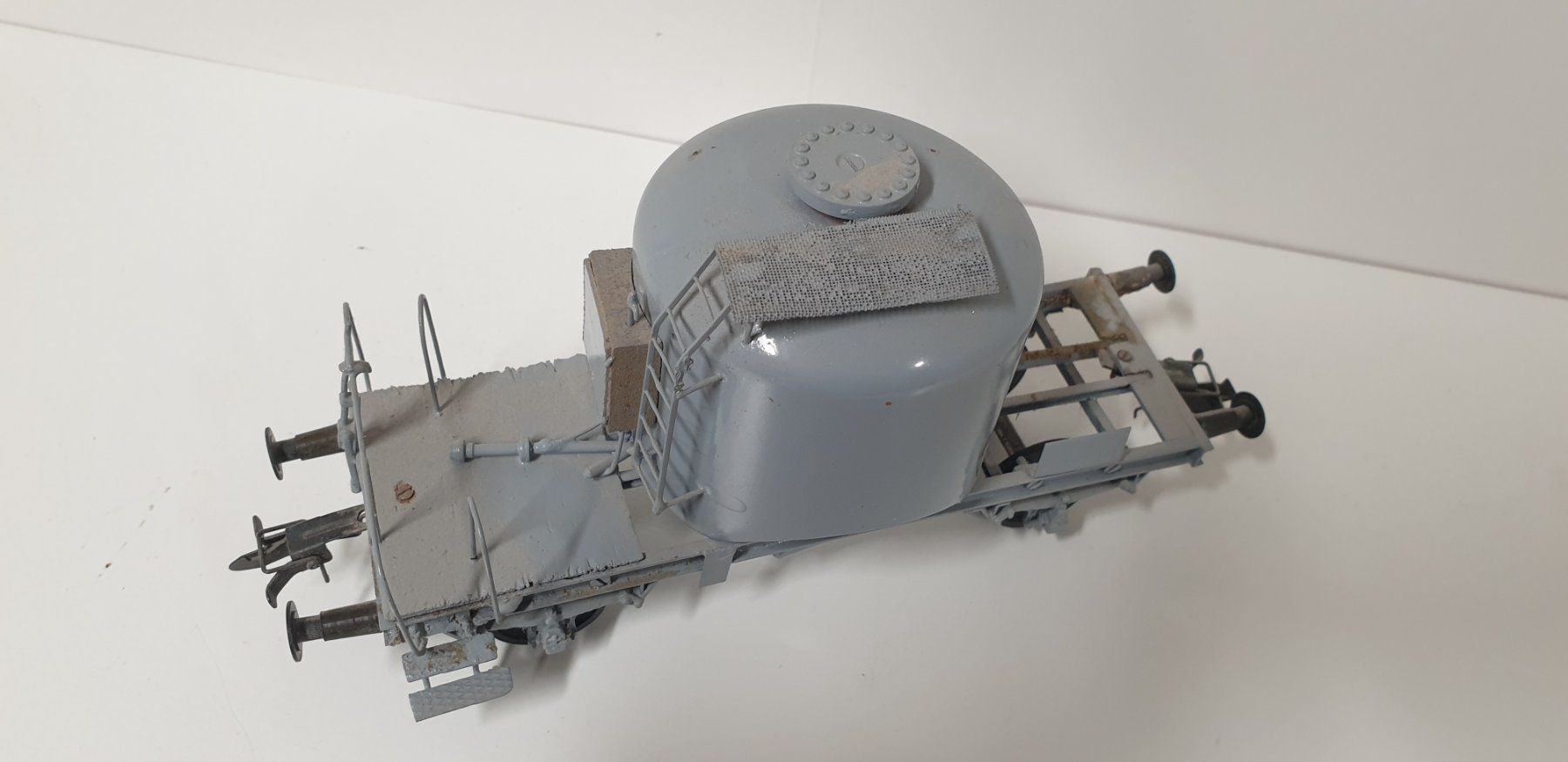 Modellini di ferrovie: Eigenbau Spur 0 Güterwagen  Messing – Usato da Neuenhof venduto da ludovicco 2