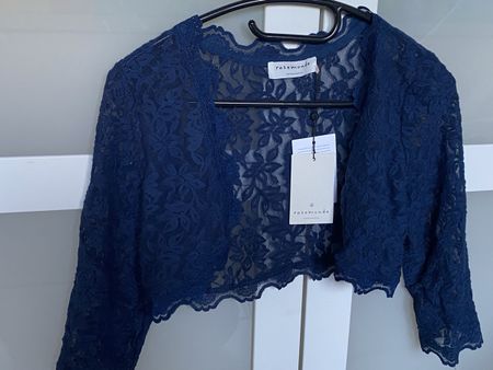 Rosemunde Spitzen Cardigan, Grösse M, Dunkelblau, Neu!