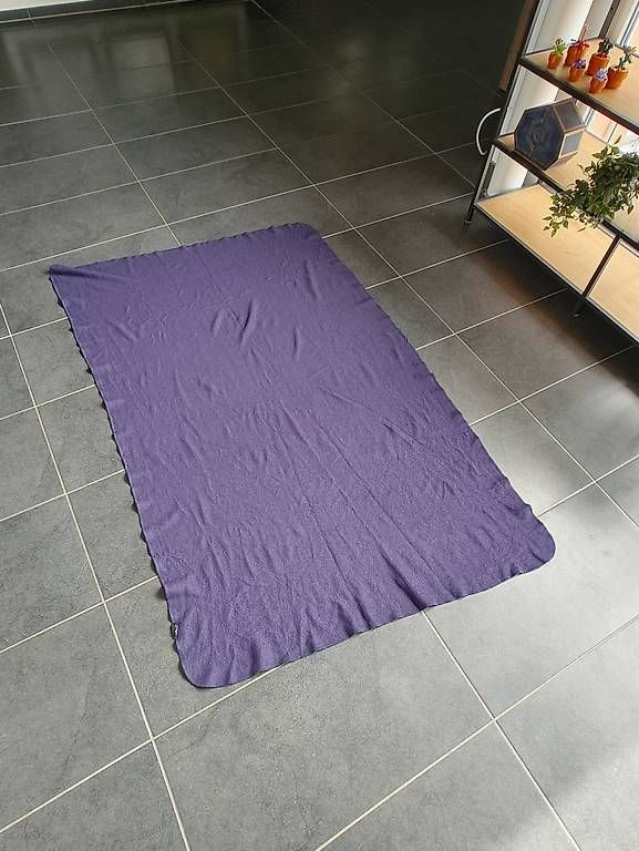 Coperte: Blaue Flauschdecke ca. 90x140cm – Usato da Nänikon venduto da Manta87 1