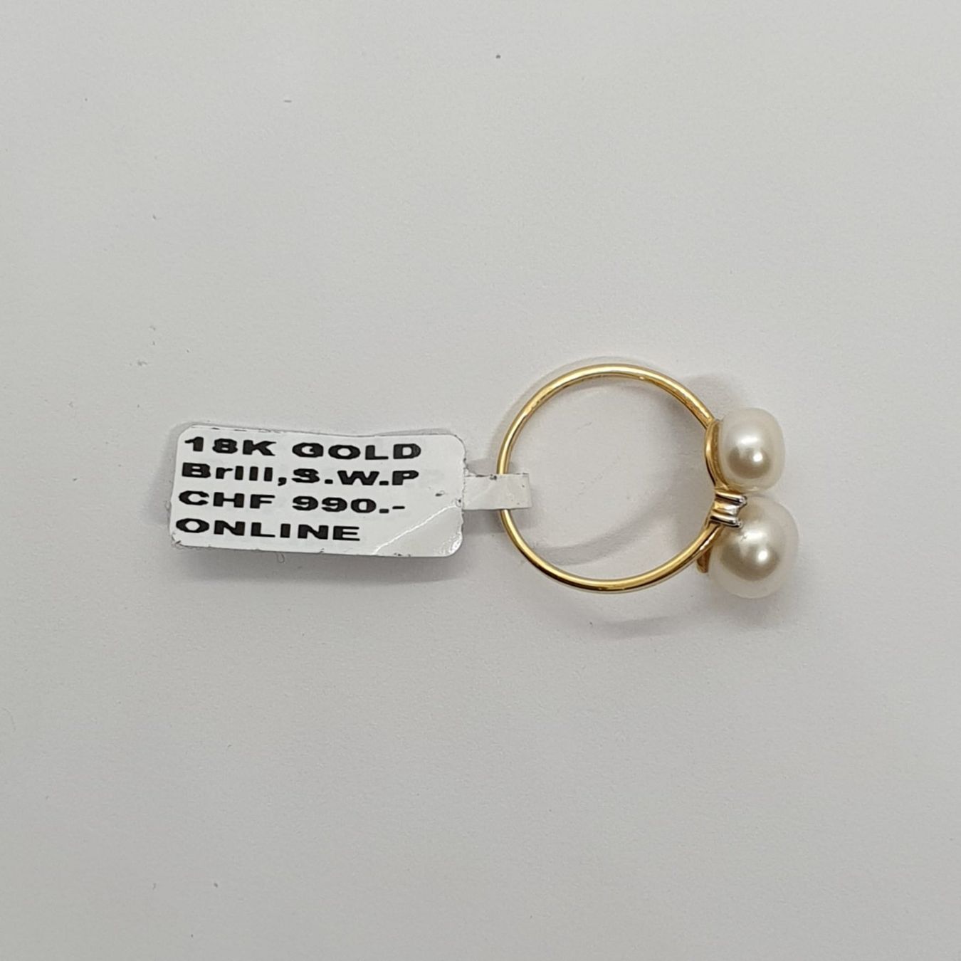 Anelli: Echt 18K Gold - S.W.P, Brillant Ring – Usato da Luzern venduto da Luzern-Goldhaus 2