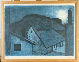 Victor Surbek - Farblithografie 131/200 – signiert
