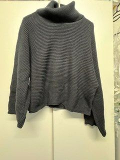 ZERO Rollkragen Pullover schwarz M