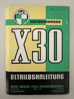 Original Puch X30 Betriebsanleitung TS32/1-67.7d
