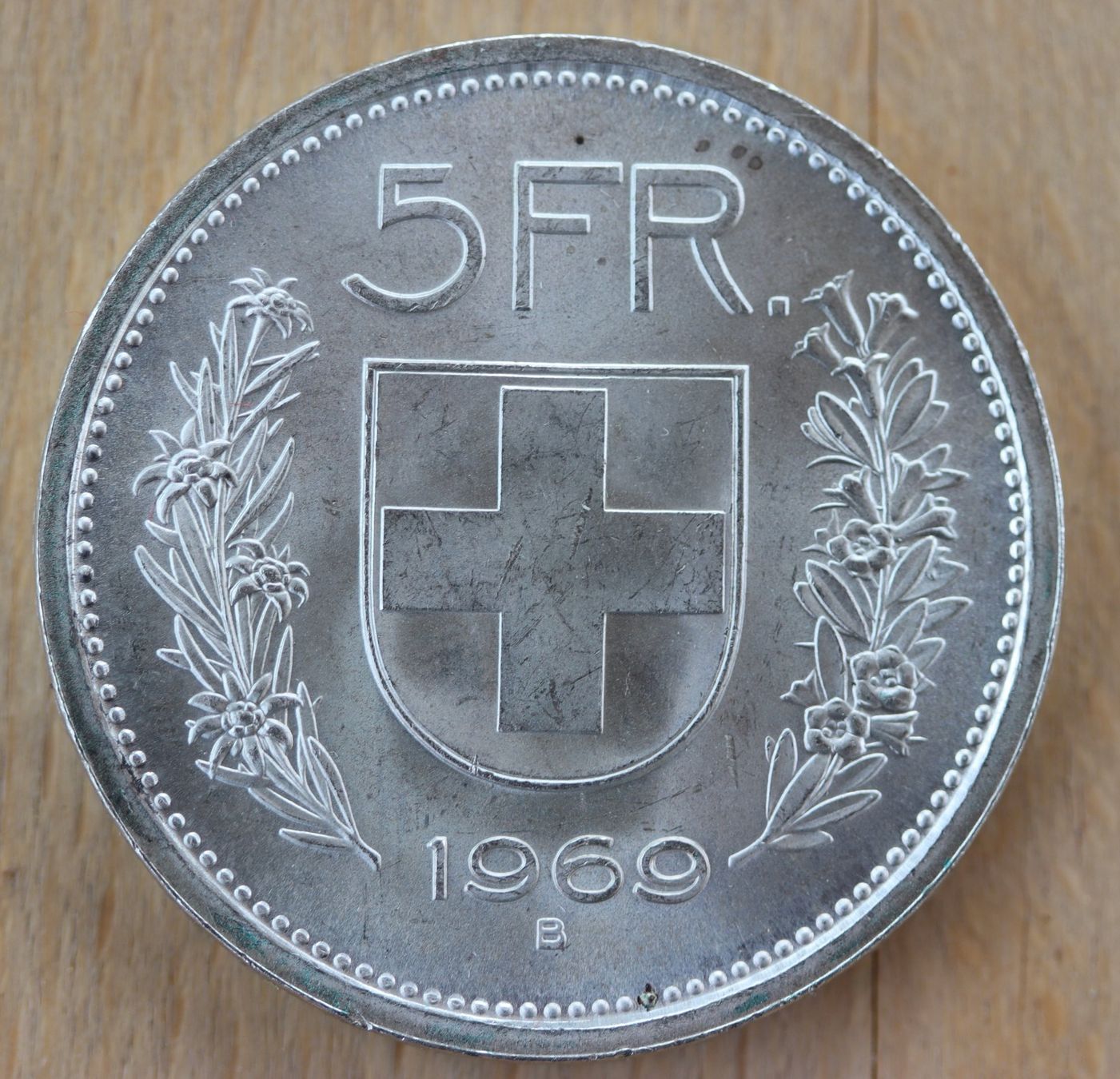 Tutti le monete: 5 CHF 1969 – Usato da Rheinfelden venduto da Fitscherella