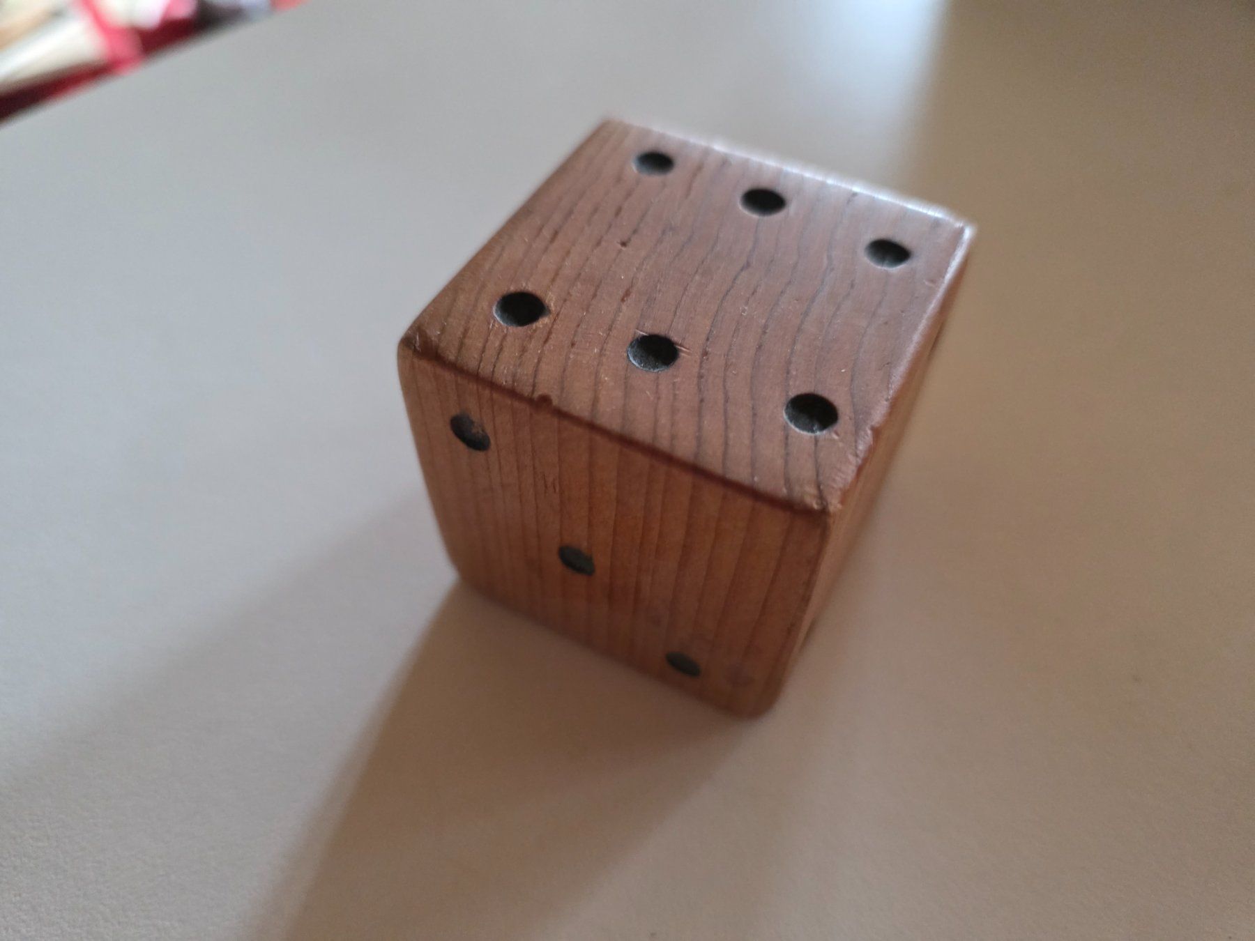 Giochi: Vintage Holz Würfel 5 cm – Usato da Walterswil BE venduto da Lonitti 1
