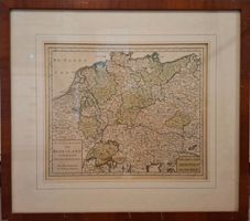 🌟 Rare Carte Historique de l'Allemagne XVIIIe- Isaak Tirion