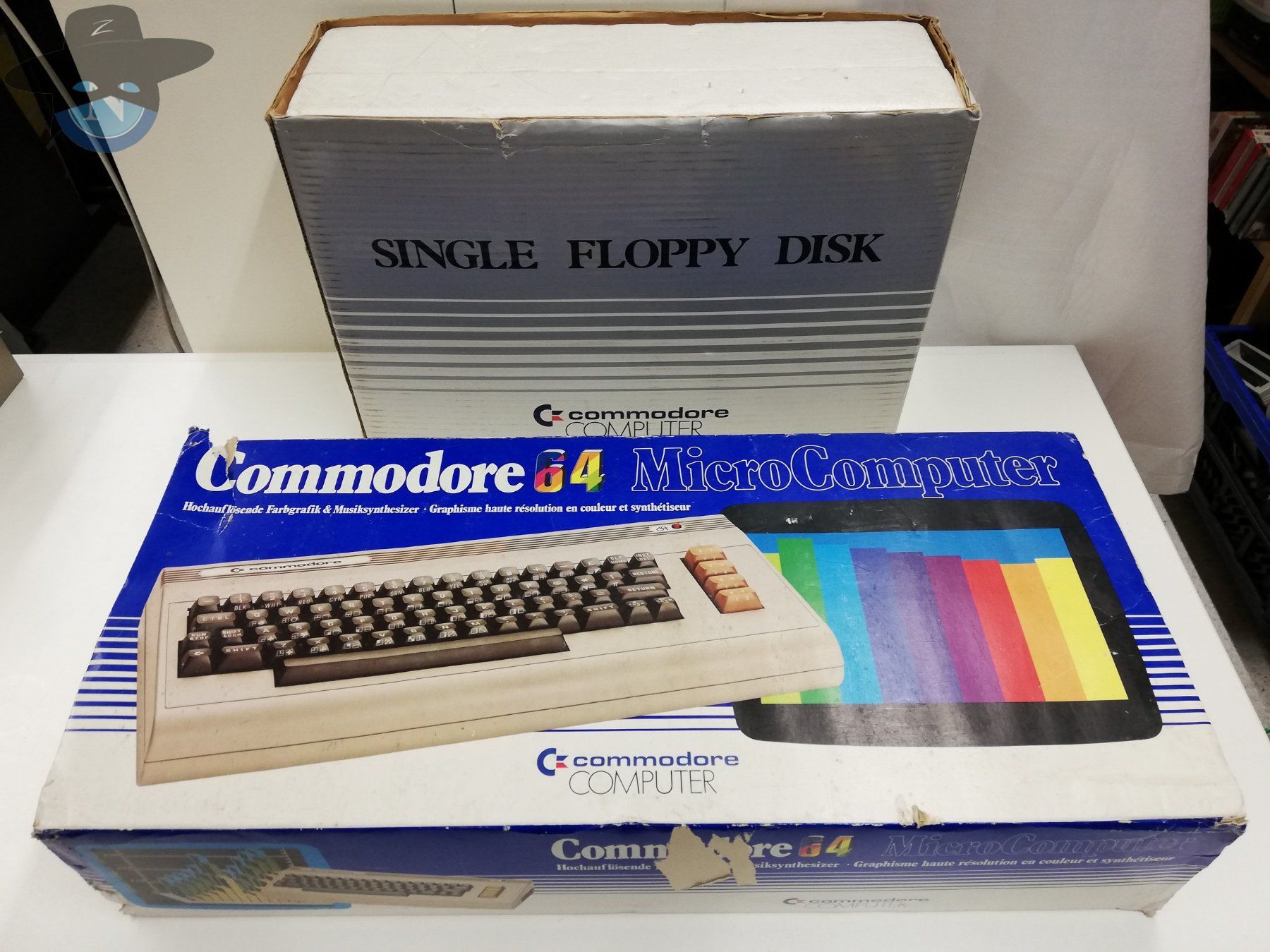 Commodore PCs: Commodore 64 C64 + Floppy 1541 beide in OVP – Defekt aus St. Gallen von zorro_dc