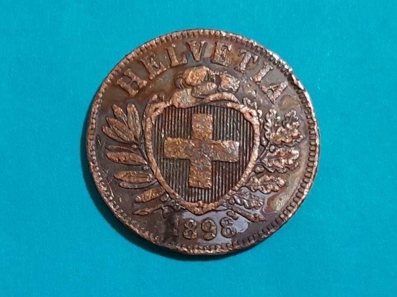 Tutti le monete: 2 Rappen 1898 – Usato da Aarau venduto da Reto_BA_01