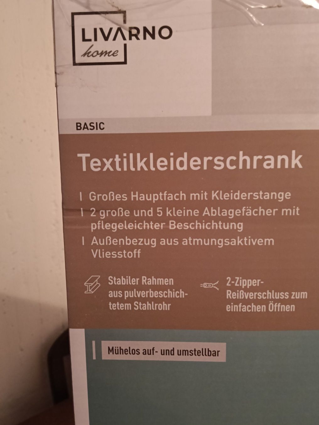 Armadi: Textil Kleiderschrank – Nuovo e nell'imballaggio originale da Wil venduto da banzano