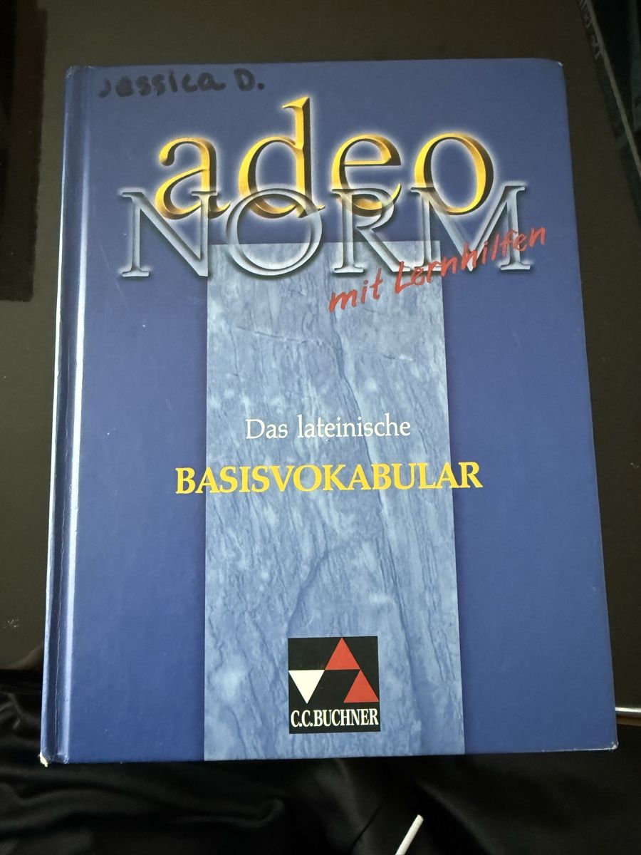 Libri: Adeomus NORM Latein Vokabular, C.C.Buchner Verlag – Usato da Zürich venduto da estela22