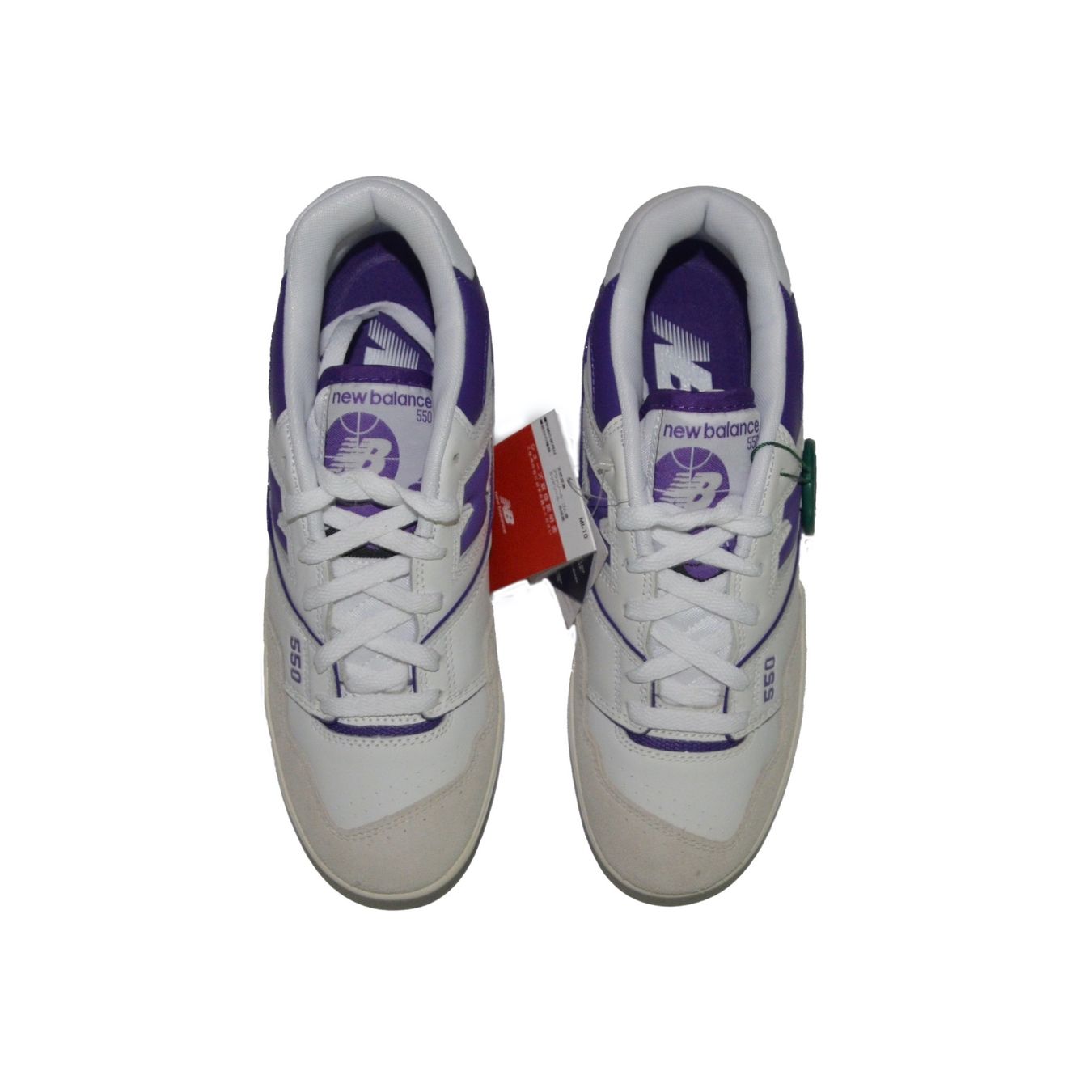 New Balance Scarpe da uomo: New Balance 550 White Purple – Nuovo (secondo la descrizione) da Bäretswil venduto da swiss.thrift.shop 1